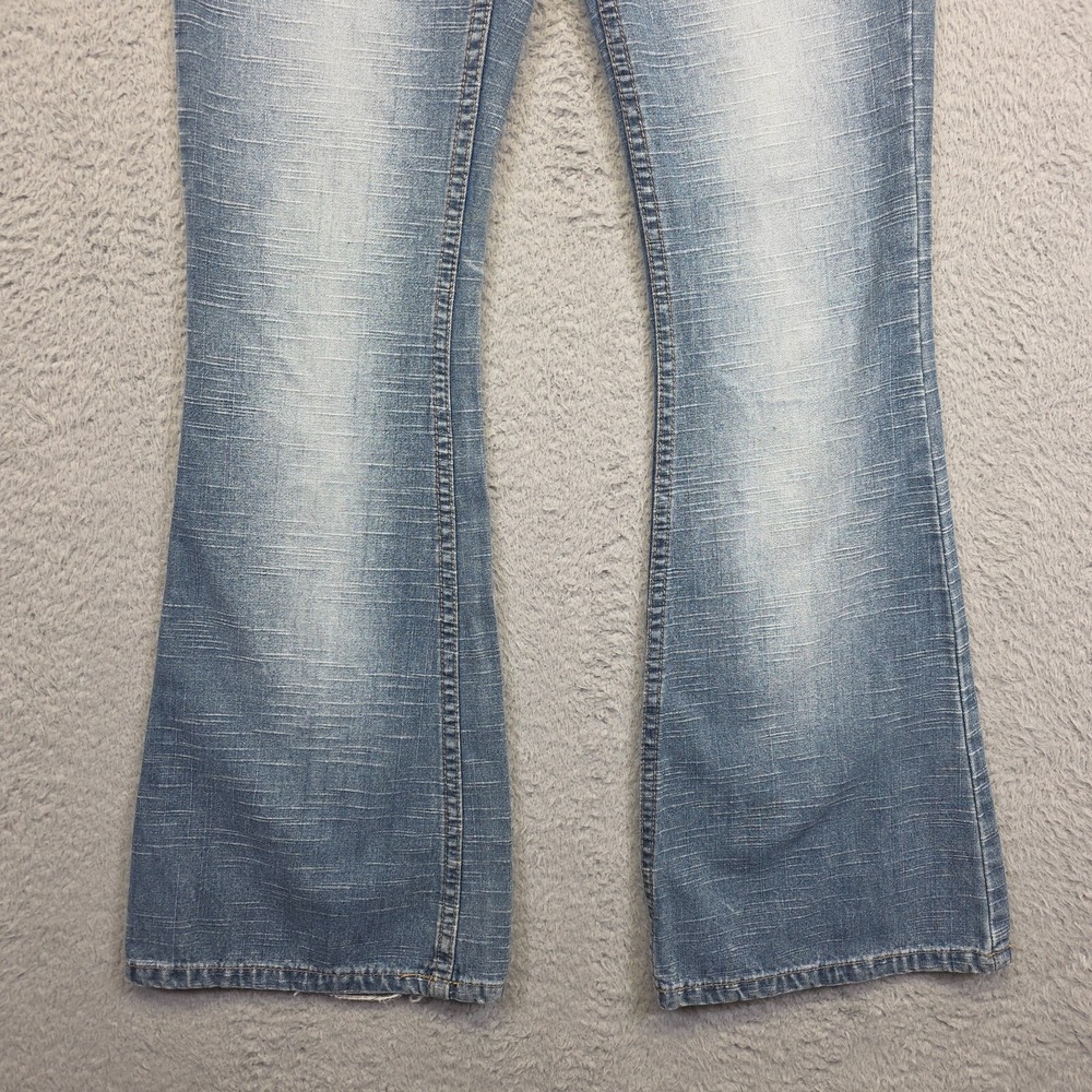 Plugg Women's Blue Flare Jeans - Picture 5 of 16